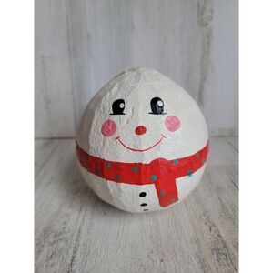 Snowman unique coconut round Xmas home decor happy